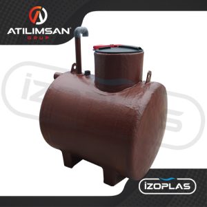 1 Ton Fiberglas Yer Altı Su Deposu