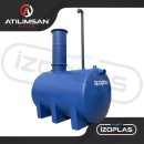 10m3 Fiberglas Atik Su Tankı
